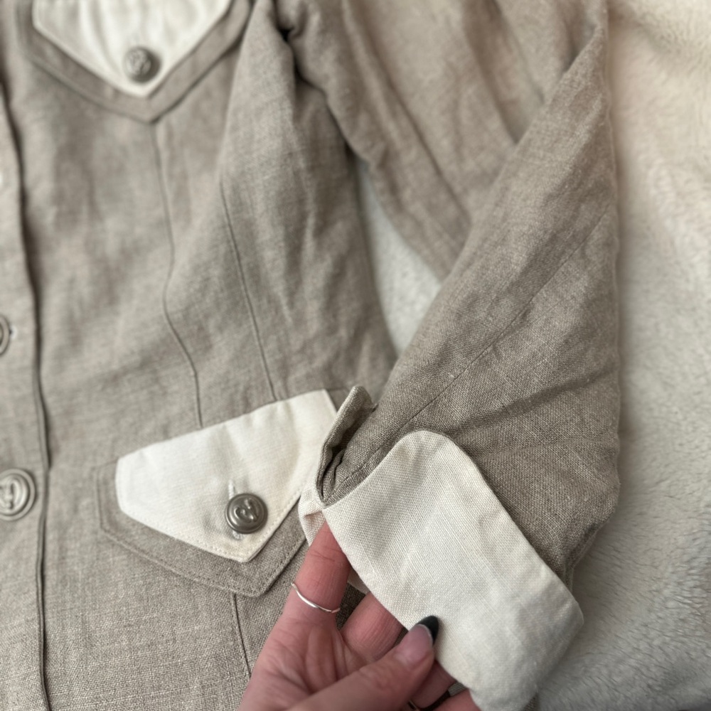 Moschery linen blazer - Picture 4 of 7